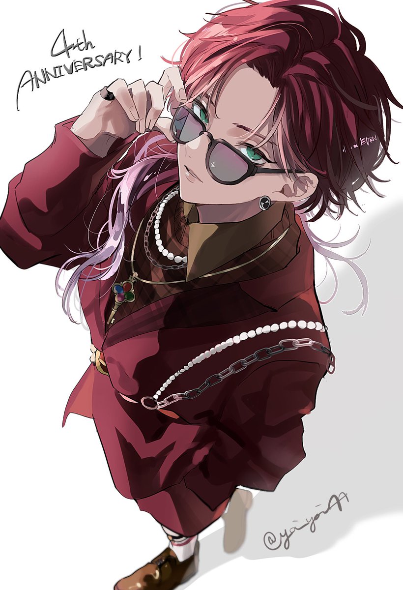 yoi_yoi44's tweet image. 取り急ぎ❗️おめでたい〜❗️🎉
 #イロ絵す #エデン組4周年