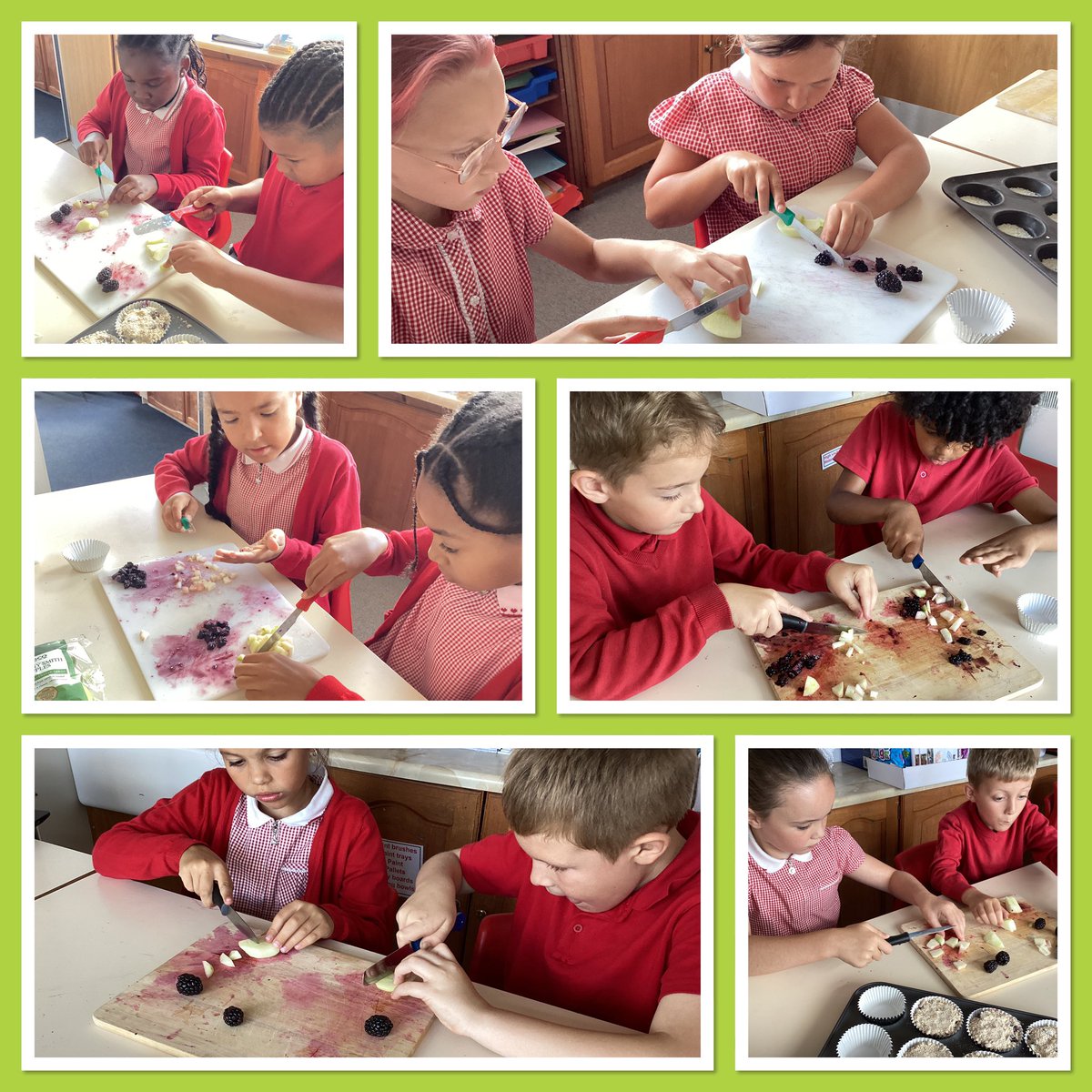 StGerardsBham's tweet image. To complete their DT topic, seasonal foods, Year 3 have been making delicious fruit crumbles. @kapowprimary #StGerDT @BCPP__ #lifeskills