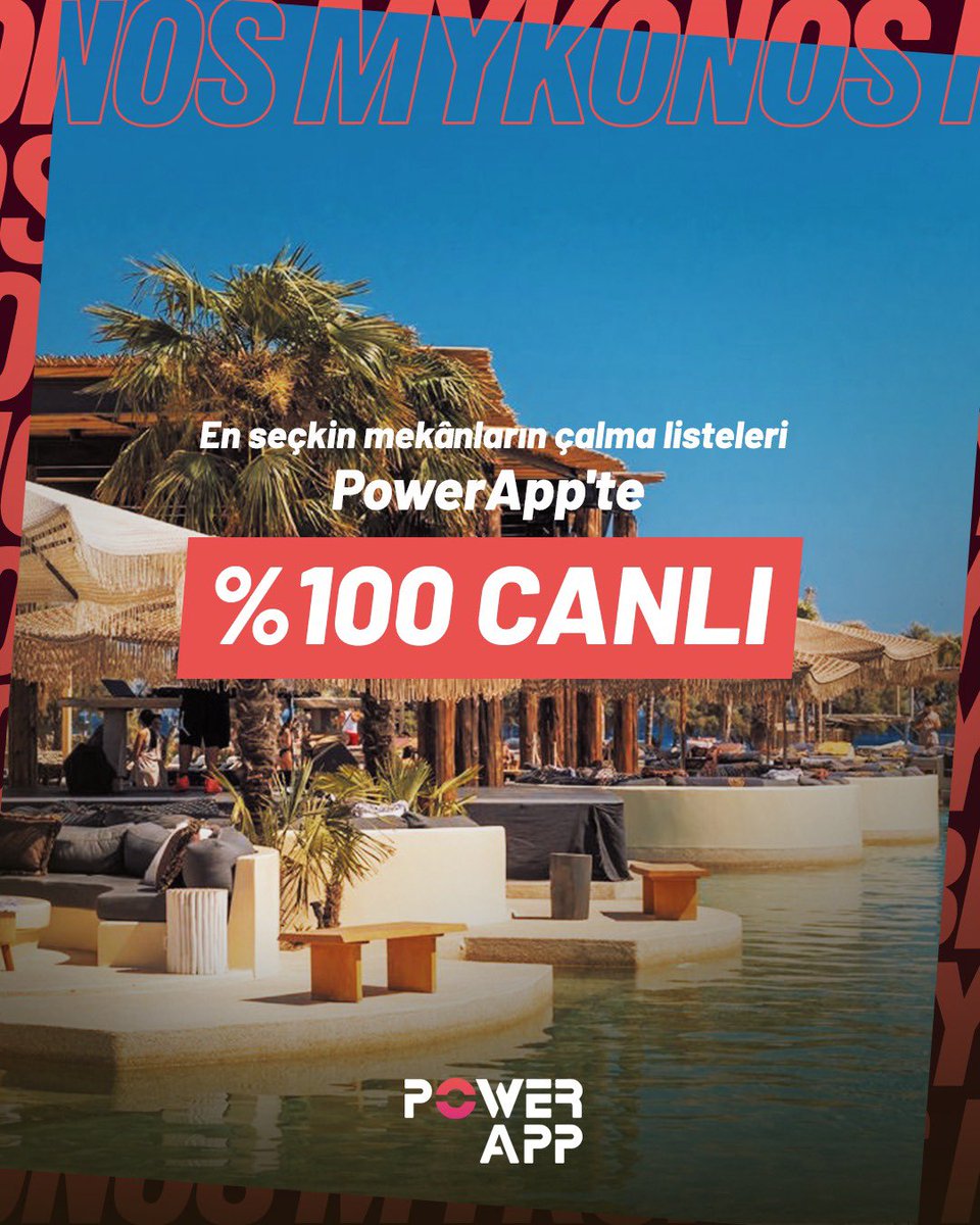PowerAppWorld's tweet image. PowerApp’in %100 Canlı özelliği ile şu an Mykonos’tasın!📍💯

#PowerApp