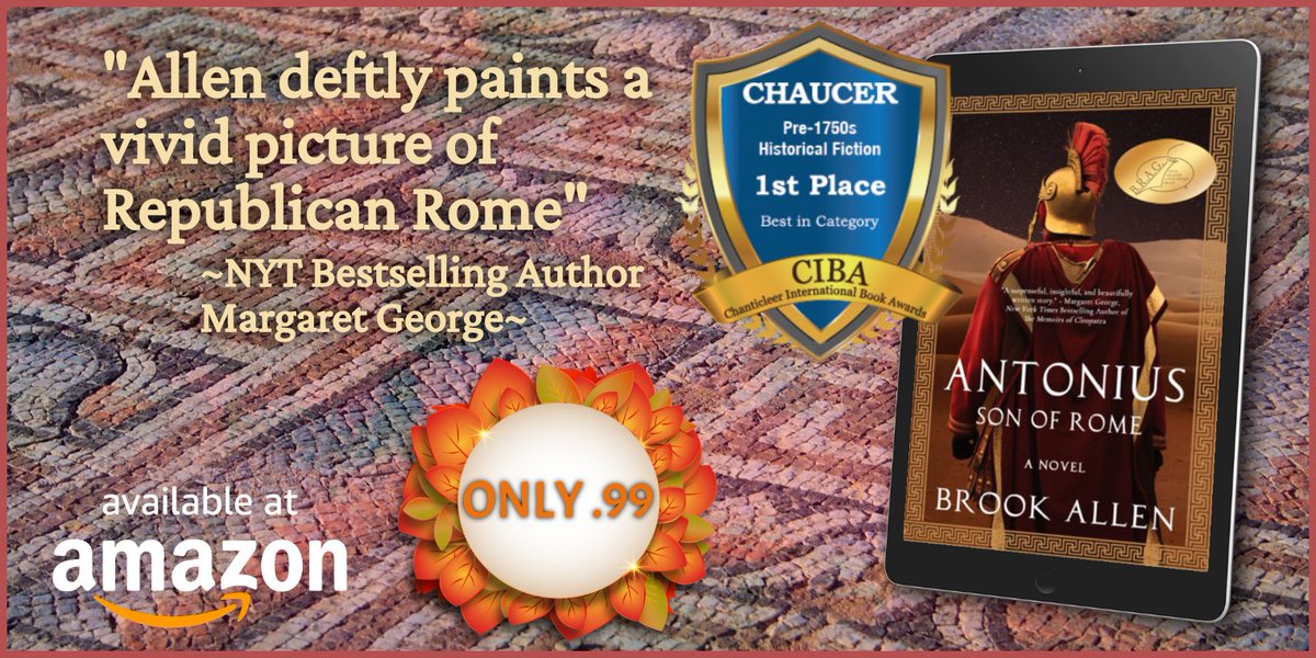 1BrookAllen's tweet image. How far would you go for ambition, power, honor, and love?
SON OF ROME: mybook.to/0HMl
SECOND IN COMMAND: mybook.to/FQ9CeKf
SOLDIER OF FATE: mybook.to/5bIc
#amreading #ebooks #ebook #ebooklovers #kindlebooks #kindlebook #KindleDeals #HistoryLovers