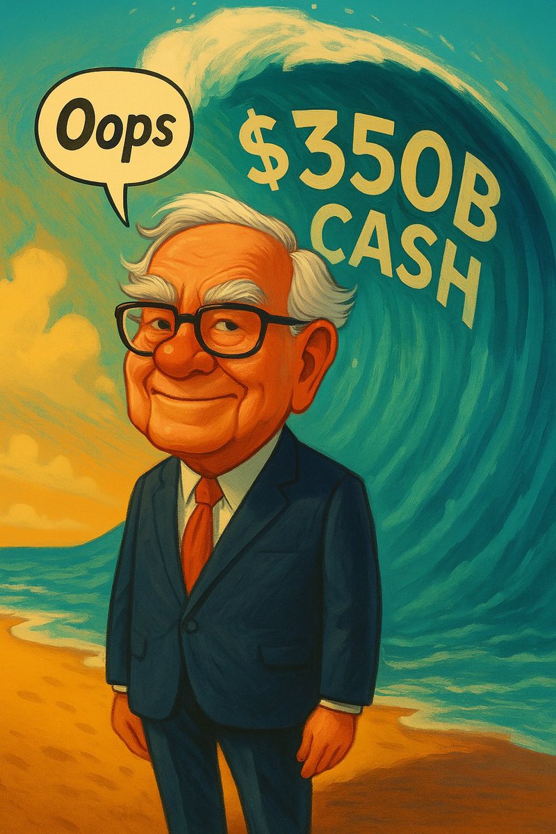 April: Buffett sits on $350B cash during market drop
“Genius timing!” — the headlines
July: Markets at ATH
His cash? Down ~$50B in FX terms
Moral: Defensive ≠ right