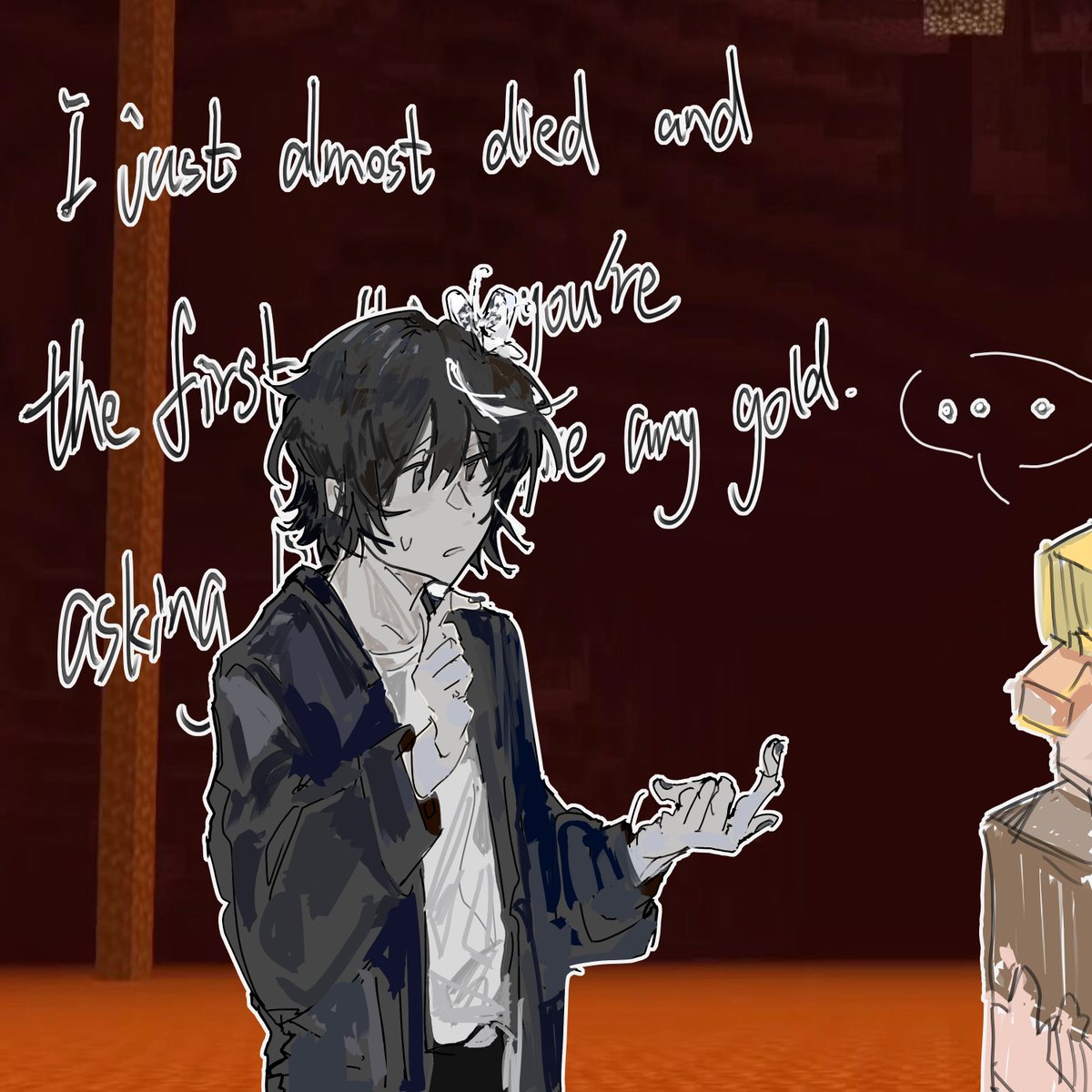 Repeated line from the first video of his I watched what #div_yfanart
