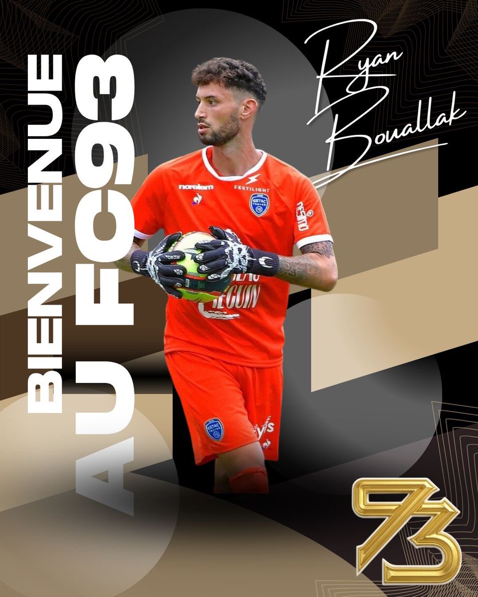 FC93officiel's tweet photo. 🆕 𝗠𝗘𝗥𝗖𝗔𝗧𝗢 |🔥

Le FC93 accueille deux renforts pour la saison 2025/26 :

🧤 Ryan Bouallak formé à @estac_officiel , né à Montreuil (93)

⚡️ Alpha Traoré (attaquant virevoltant, ex JA Drancy)

Bienvenue à la maison ! 🟠⚫️
#Team93 #Mercato #FC93 #N2 https://t.co/IAjRHMWKwy