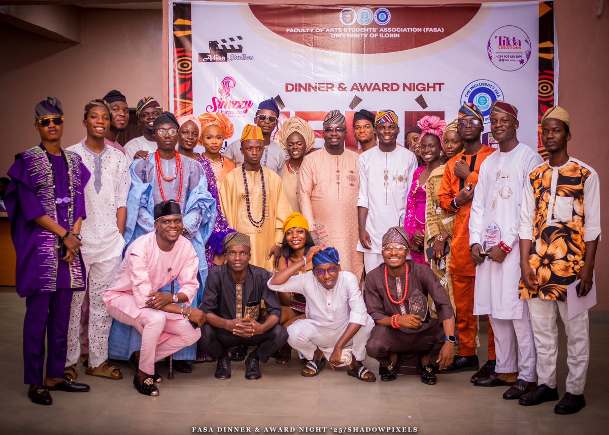 ElBaasity's tweet image. FASA UNILORIN DINNER 25 ❤️
POLITICIAN OF THE YEAR 🕊️🕊️🤍
Thanks FASAITES 🙌🏻🙏