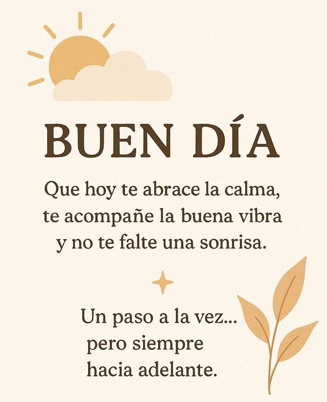 #FelizMiércoles 🌷 🦋 💗 🤗 #BuenosDías ☕ 🫖 🧁 #Reflexión 🤓🤩 #ViveBonito 😍 🍃