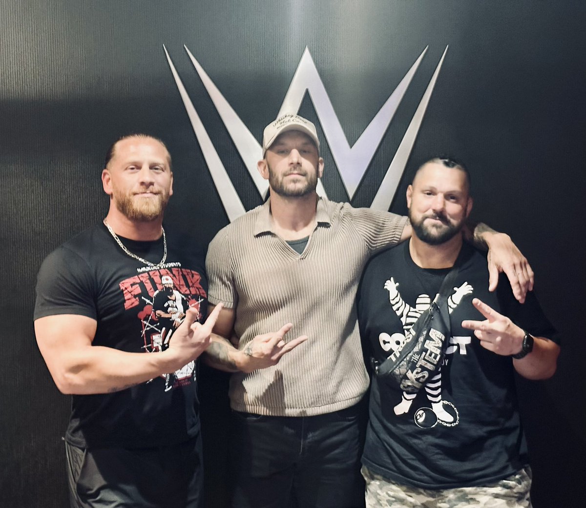 Brian Myers (@myers_wrestling) on Twitter photo Surprise!
Just a couple of grizzled vets crashing the party in the house that Lord Tensai built.
<a href="/ThisIsTNA/">TNA Wrestling</a>
<a href="/TheEddieEdwards/">Edward Edwards</a>
<a href="/DirtyDangoCurty/">Dango</a> Surprise!
Just a couple of grizzled vets crashing the party in the house that Lord Tensai built.
<a href="/ThisIsTNA/">TNA Wrestling</a>
<a href="/TheEddieEdwards/">Edward Edwards</a>
<a href="/DirtyDangoCurty/">Dango</a>