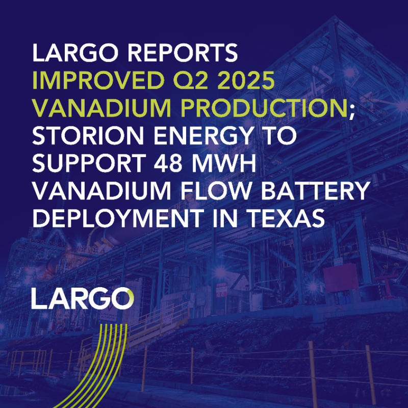 largo_inc's tweet photo. Our Q2 #vanadium and #ilmenite production/sales reflect progress on our turnaround with higher volumes, better recoveries &amp; improved mine access. 

We're on the right track, but remain focused on reducing costs, driving efficiencies &amp; expanding margins. $LGO

Full release ↓
