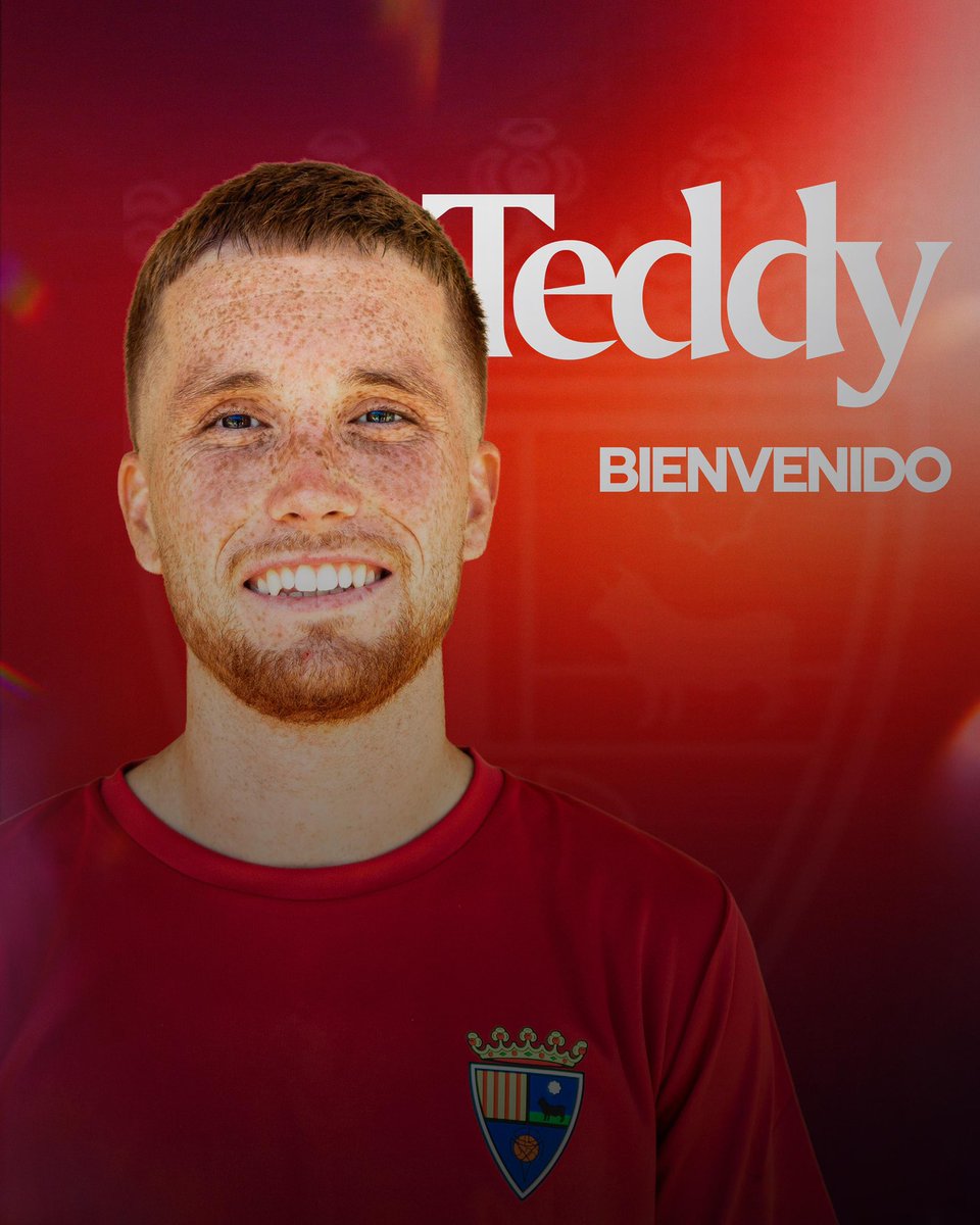 TeruelCd's tweet photo. ⚡️Velocidad y desborde para la banda derecha. 
 ¡Bienvenido, @teddy__20!

🏴󠁧󠁢󠁥󠁮󠁧󠁿 El extremo británico cuenta con experiencia en 1ªRFEF, donde ha jugado en el Yeclano Deportivo, Linares Deportivo y en la UE Cornellá. También ha debutado en Segunda Divisón con el FC Cartagena. https://t.co/47sGyIIKSS