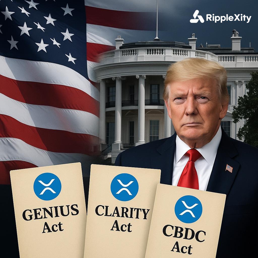 🧵 Thread: How 3 Major U.S. Crypto Bills Could Reshape the Future of Ripple &amp; $XRP

Let’s break down the GENIUS, Clarity &amp; Anti-CBDC Acts.

Understand what they mean for Ripple, XRP and crypto adoption in the U.S.👇
