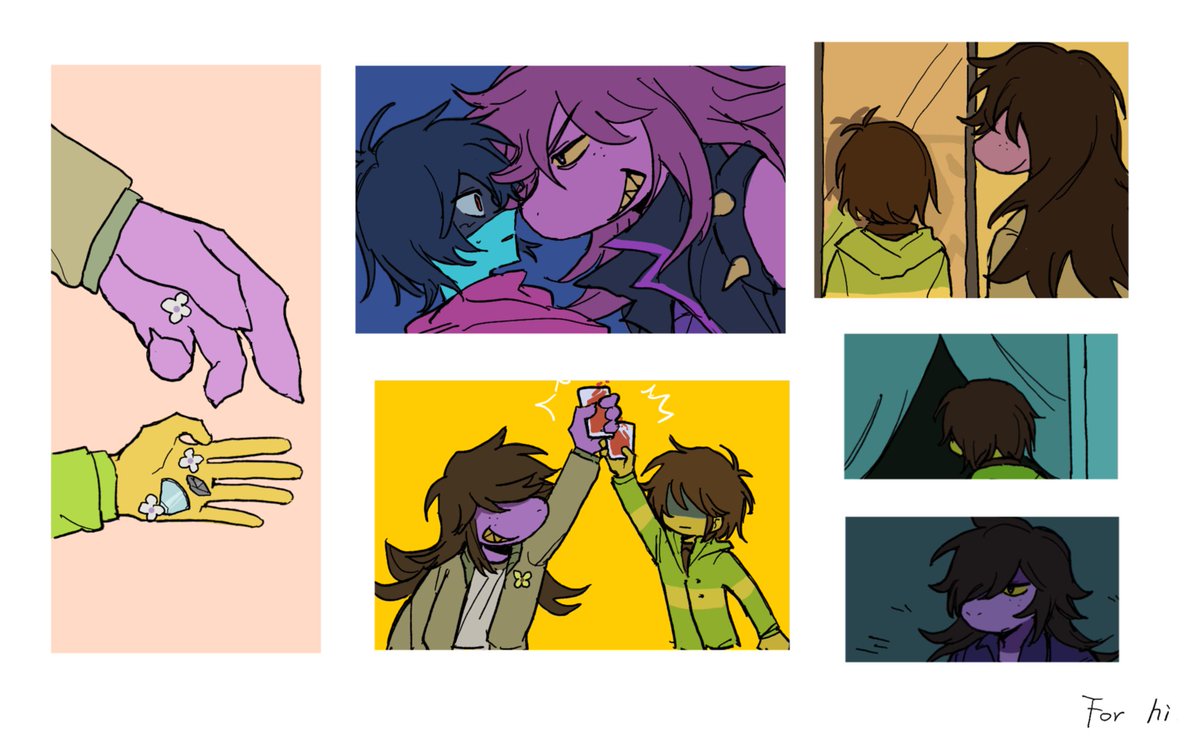 Draw a page of krusies for hi💖