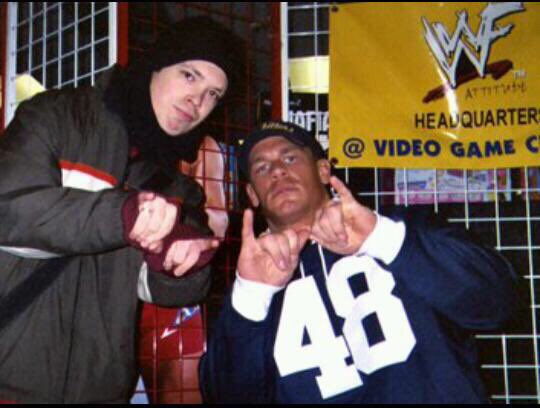 hcnoel's tweet image. Happy 20th anniversary to my wife Shelley. 💛 @JohnCena was @WWE champion when we got married. John Cena is WWE Champion now.