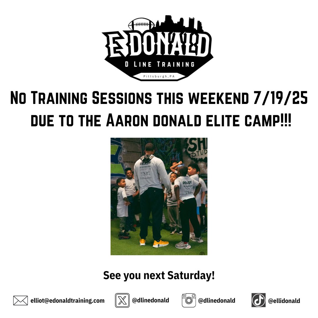DlineDonald's tweet image. See you guys next week‼️

edonaldtraining.com