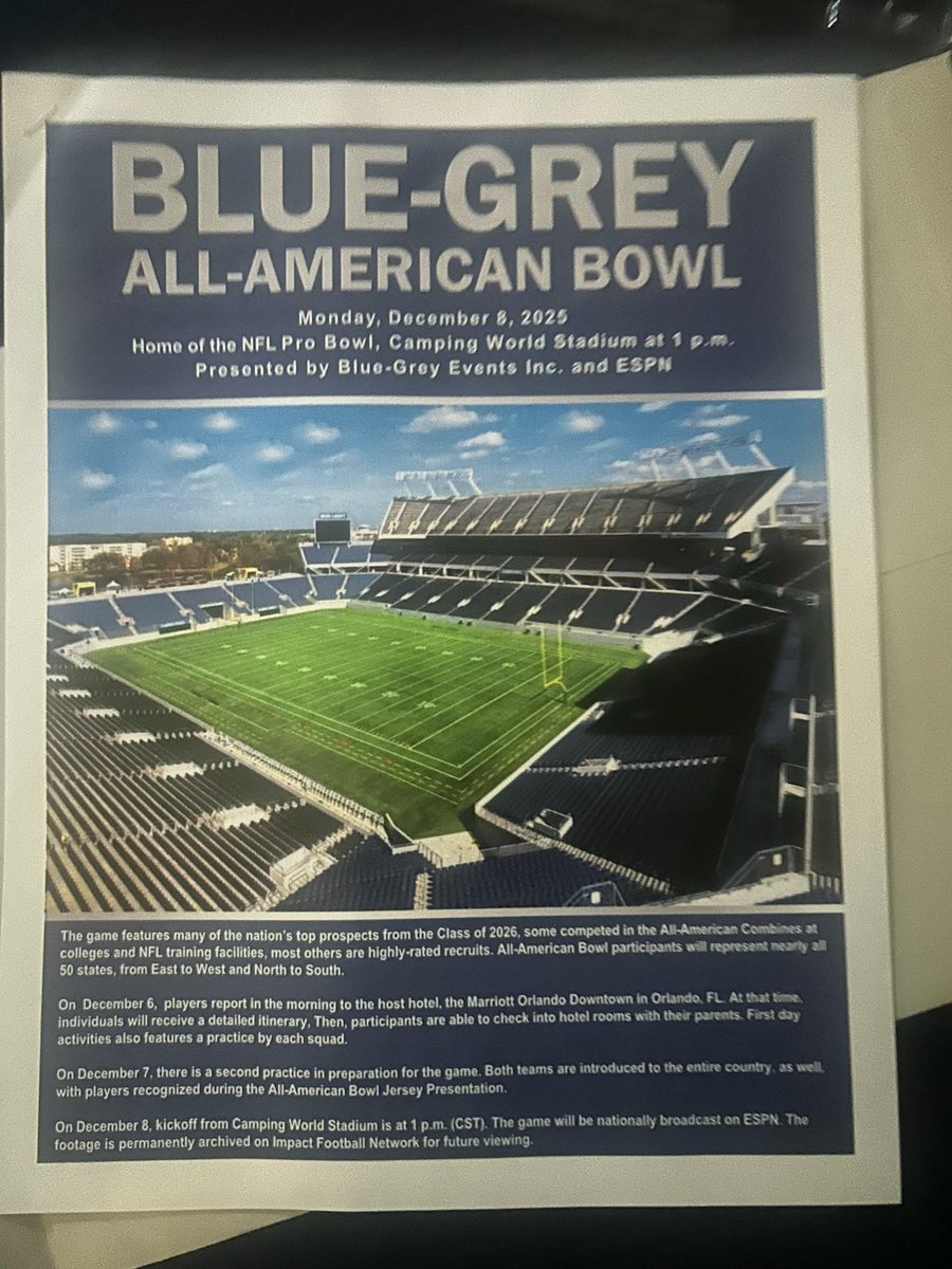NoahKendal74600's tweet image. Surgery ahead. Still got the call.
Blue-Grey All-American Bowl 🏈
This ain’t the end—it’s the setup for the comeback. MAMA I’m an All AMERICAN!! @theodavis95 @CoachLiamGray @CoachSewellNCCU @CoachHeaston @CoachGMcDonald @CoachTBennett_ @TJH3_ @CoachSElliott @_CoachWilks…