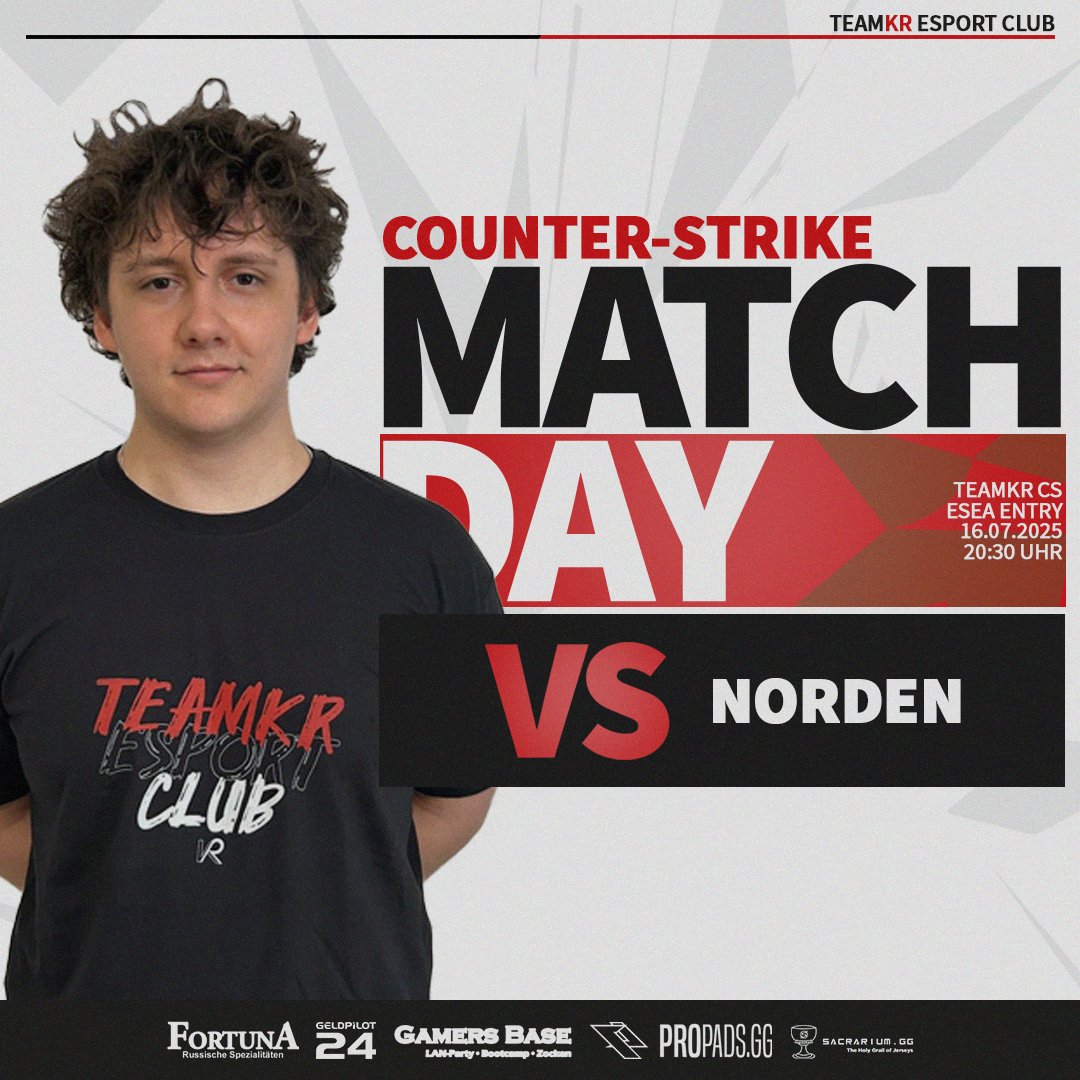 [ CS | Matchday ]

Endlich gibt es unter unserem Clantag wieder CS-Action! Unser neues Team tritt heute in der <a href="/ESEA/">ESEA League</a> Entry gegen das Team NORDEN an.
Wir drücken den Jungs alle Daumen, dass es ein traumhafter Einstand wird.

Wer das Match live verfolgen möchte, ist bei