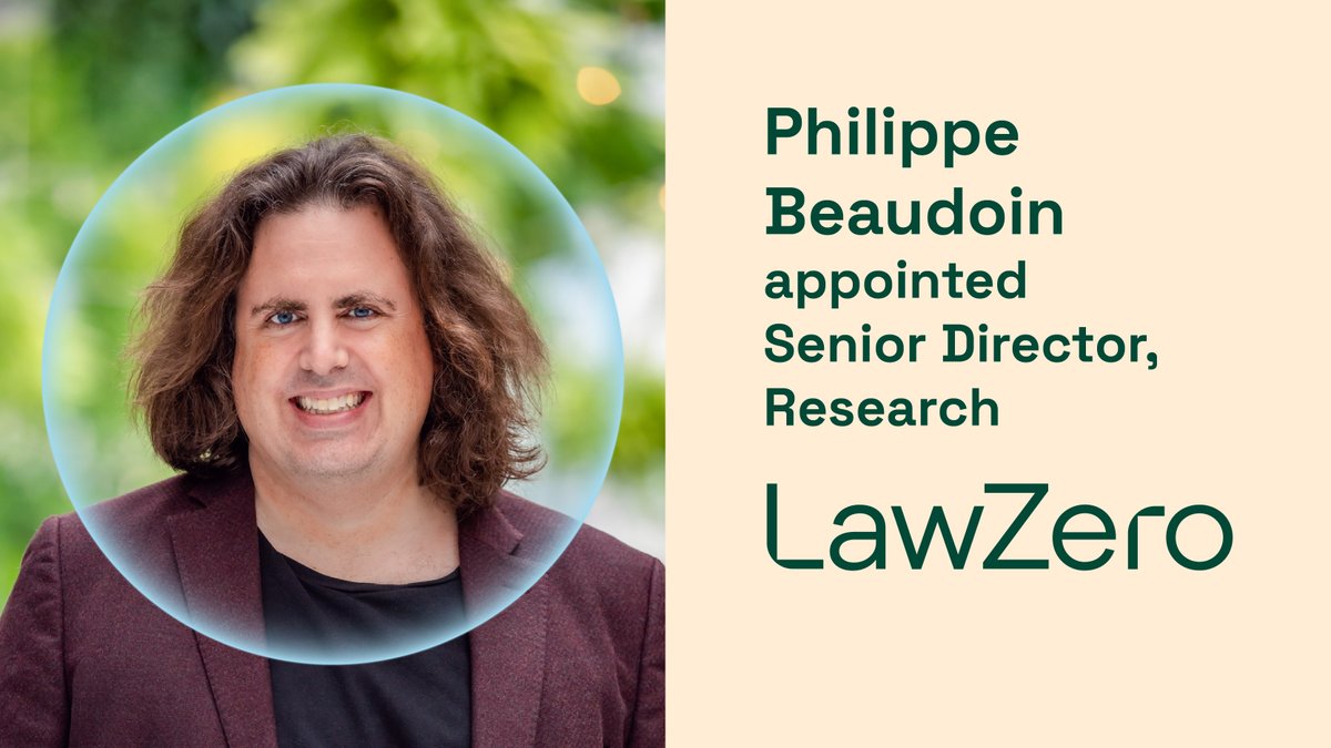 LawZero_'s tweet image. We are thrilled to welcome Philippe Beaudoin to LawZero as Senior Director, Research.
A seasoned researcher and entrepreneur, his experience will be invaluable as we advance our mission to build safe-by-design AI systems.
Full press release: lawzero.org/en/news/lawzer…