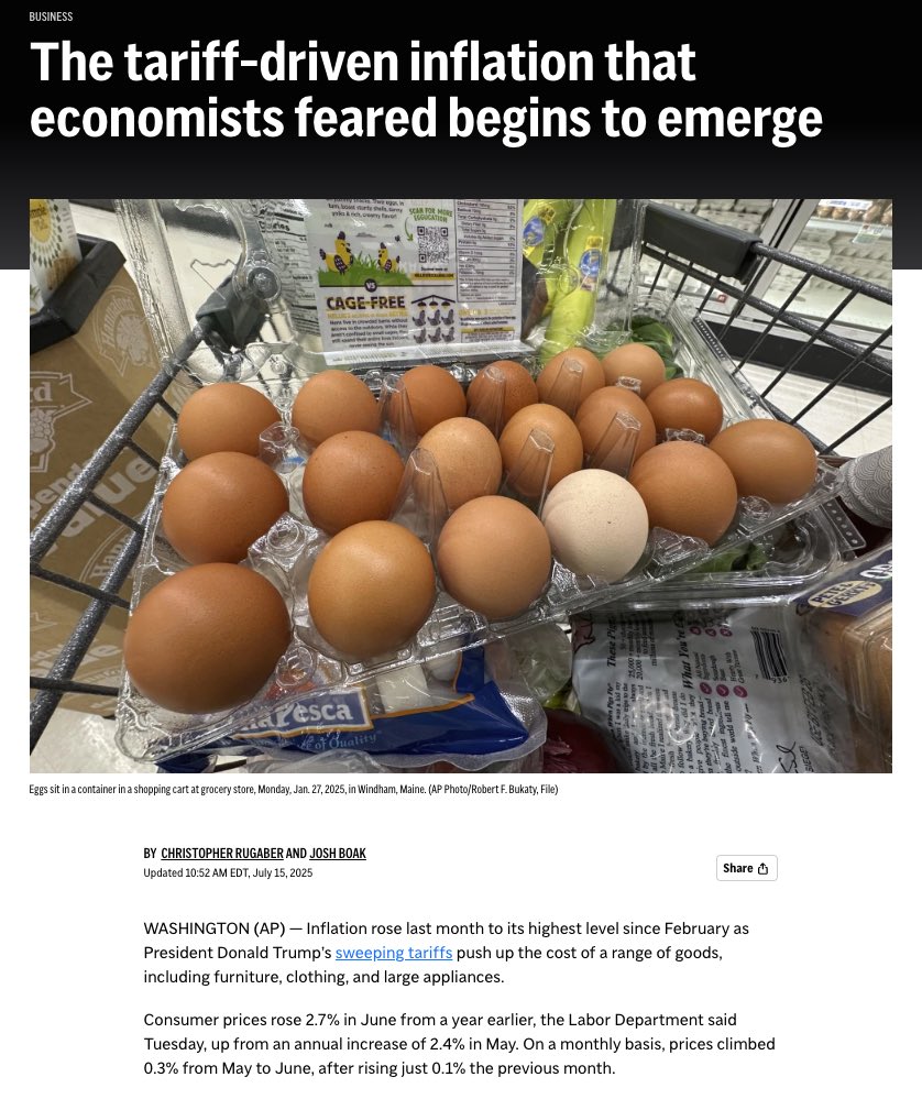 SenGaryPeters's tweet image. From tariffs to the bill he just signed into law that rips health care and food assistance away from millions of Americans –President Trump is dead set on making life more expensive for hardworking families.