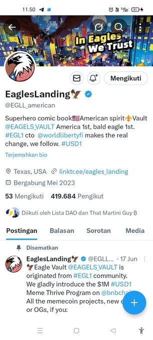 shillerdjosh's tweet photo. @lista_dao @EGLL_american @Lista_daoZH Good luck to all the eagles, including me 🦅

0x875cE81e21835E30D73e193CC7C272fE904c826B https://t.co/OvV0jteMs0