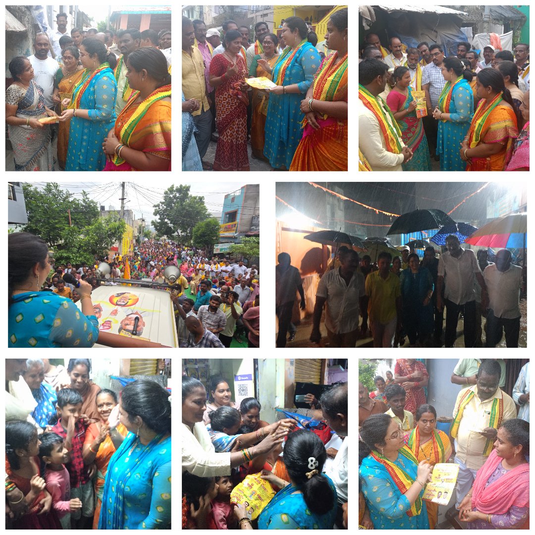 "సుపరిపాలనలో తొలి అడుగు" కార్యక్రమంలో భాగంగా నిన్న విజయనగరం నియోజకవర్గంలో గల 48, 49 మరియు 50వ వార్డులలో డోర్-టు-డోర్ వెళ్లి కూటమి ప్రభుత్వం ఏడాది పాలనలో చేసిన అభివృద్ధి, సంక్షేమ కార్యక్రమాలను ప్రజలకు వివరించి గాజులరేగ గాంధీ వేదిక నందు సమావేశం నిర్వహించడం జరిగినది. అనంతరం మండలంలో