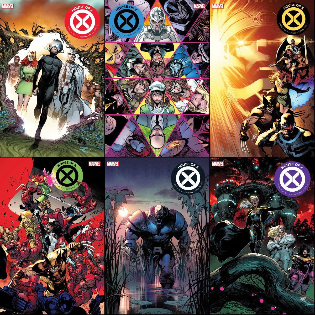 House of X #1-6 from July-October 2019.