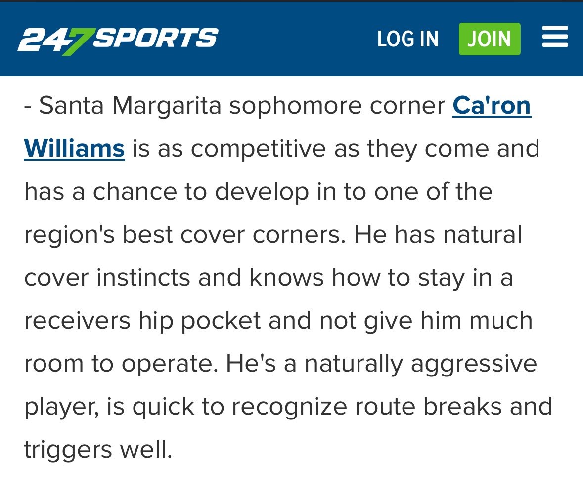 Caron21Williams's tweet image. Touch football is officially over!! It’s time to hit something!!Appreciate the write up @GregBiggins
#AGTG #Prime
@247Sports @BrandonHuffman @SSchraderOn3 @ChadSimmons_ @BlairAngulo @SMCHS_Football @Coach_Fifita94 @Realregular4