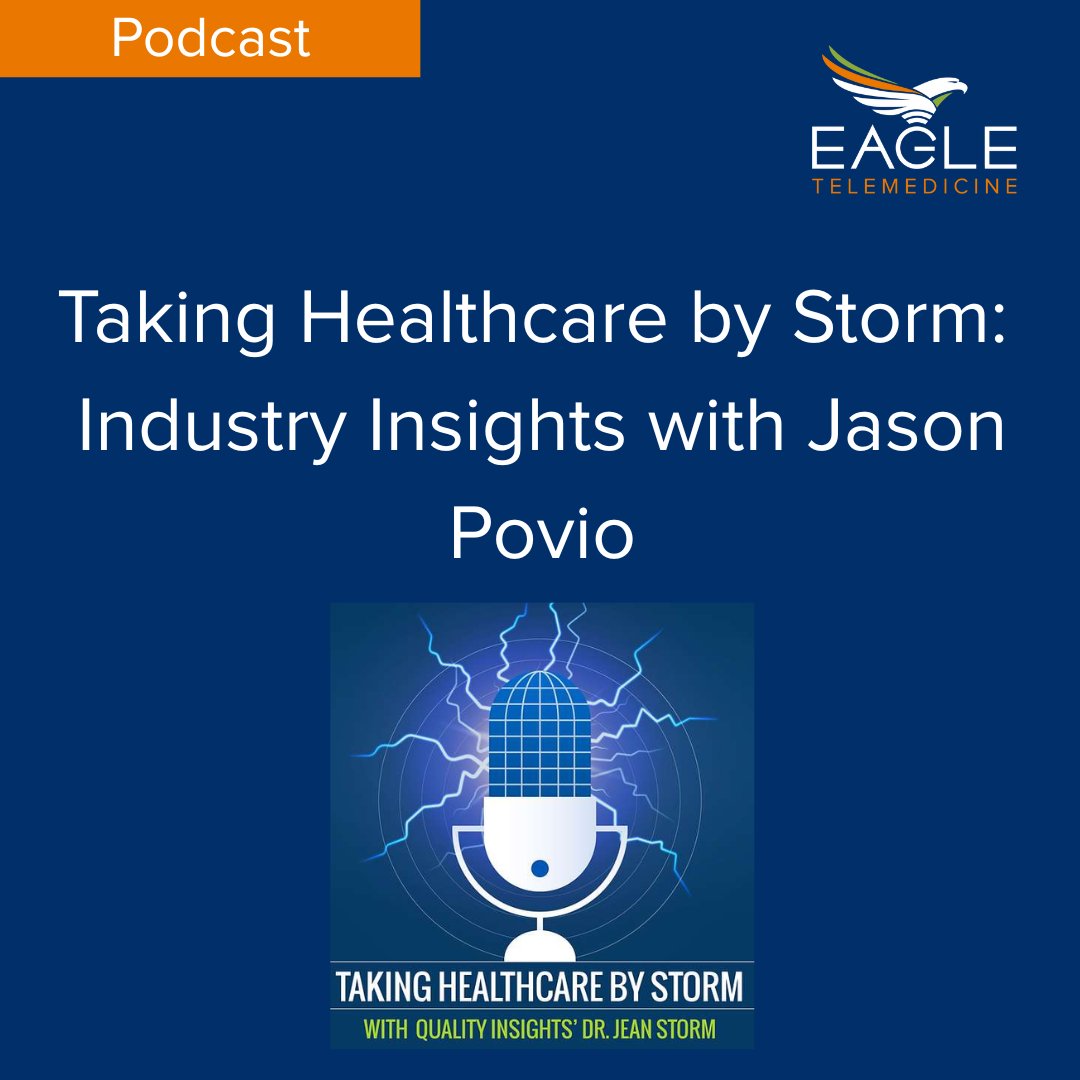 Listen into this conversation with Jason Povio, CEO of Eagle Telemedicine, as he explores how telemedicine is transforming healthcare delivery. Here how telemedicine is reshaping the future of healthcare. hubs.la/Q03xkYyv0 #telemedicine #EagleTelemedicine #specialtycare