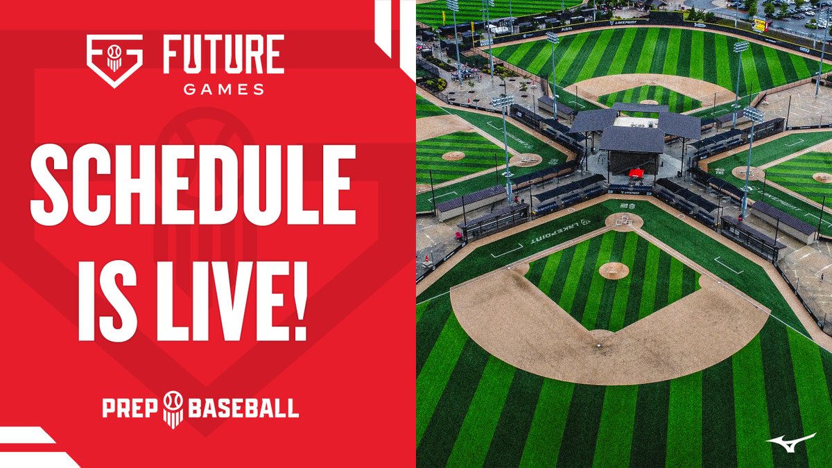 Prep Baseball (@prepbaseball) on Twitter photo 🚨The 𝟮𝟬𝟮𝟱 𝗣𝗿𝗲𝗽 𝗕𝗮𝘀𝗲𝗯𝗮𝗹𝗹 𝗙𝘂𝘁𝘂𝗿𝗲 𝗚𝗮𝗺𝗲𝘀 schedule is now 𝙇𝙄𝙑𝙀🚨
Check out when all the action will being going down at <a href="/LakePointSports/">LakePoint Sports</a> next week 👀
#PBFG 👉 loom.ly/YupyDUM
#PBJFG 👉 loom.ly/uqczxnA
#PBSFG 👉 🚨The 𝟮𝟬𝟮𝟱 𝗣𝗿𝗲𝗽 𝗕𝗮𝘀𝗲𝗯𝗮𝗹𝗹 𝗙𝘂𝘁𝘂𝗿𝗲 𝗚𝗮𝗺𝗲𝘀 schedule is now 𝙇𝙄𝙑𝙀🚨
Check out when all the action will being going down at <a href="/LakePointSports/">LakePoint Sports</a> next week 👀
#PBFG 👉 loom.ly/YupyDUM
#PBJFG 👉 loom.ly/uqczxnA
#PBSFG 👉