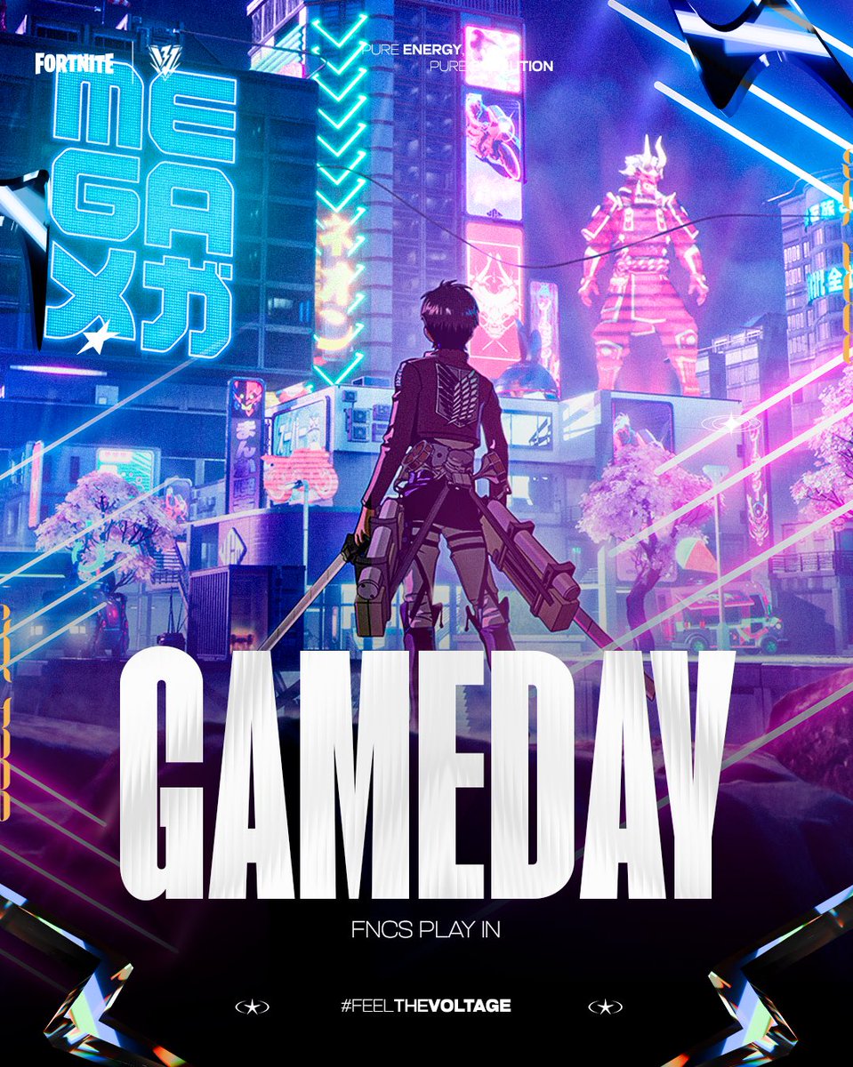 ⚔️ Hoy saltamos a una nueva guerra ⚔️

Nuestros cinco guerreros se alzan  a por el  clasificatorio de Fortnite Champions Series 

<a href="/JacnFn/">VTG Jacn</a> ⚡
<a href="/Fernickzz/">VTG Fernickz</a> ⚡
<a href="/v8Marxx/">♱ ♱ ♱</a> ⚡
<a href="/Sanz7fn/">Sanz</a> ⚡
<a href="/Legi0n_11/">Legi0n</a> ⚡

Bajo el mando del gran <a href="/SanzMNG/">Sanz</a>,
su manager, su mentor!

#VoltageOnTop ⚡ #FNCS