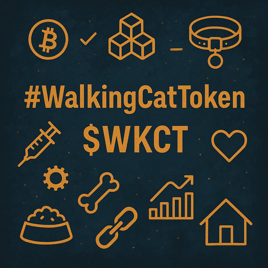 🐾 #Web3 is not just about financial #freedom.
🐈‍⬛ It’s also a #gateway to social good. 🐈‍⬛

⁉️ Imagine a #token... Walking Cat 🐈 $WKCT
✅ Spent on sterilization, food, healthcare, and shelter.

💪 This is the era of “earning while helping.”

#BlockchainForGood #Trump $CRAPPY