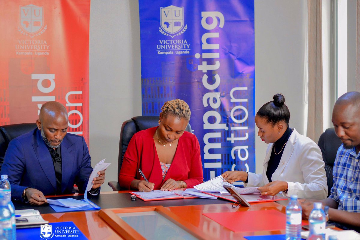 VUCoopEd's tweet image. One step closer to our Co-operative Education vision!

@VUKampala, led by our V.C  @ReachDrMuganga  &amp;amp; @shamimkmatovu.  signed an MOU with @BrighterMonUG with their team led by C.D  Xevior Wachira — This, breathes into  bridging  the gap between academic learning and world work.