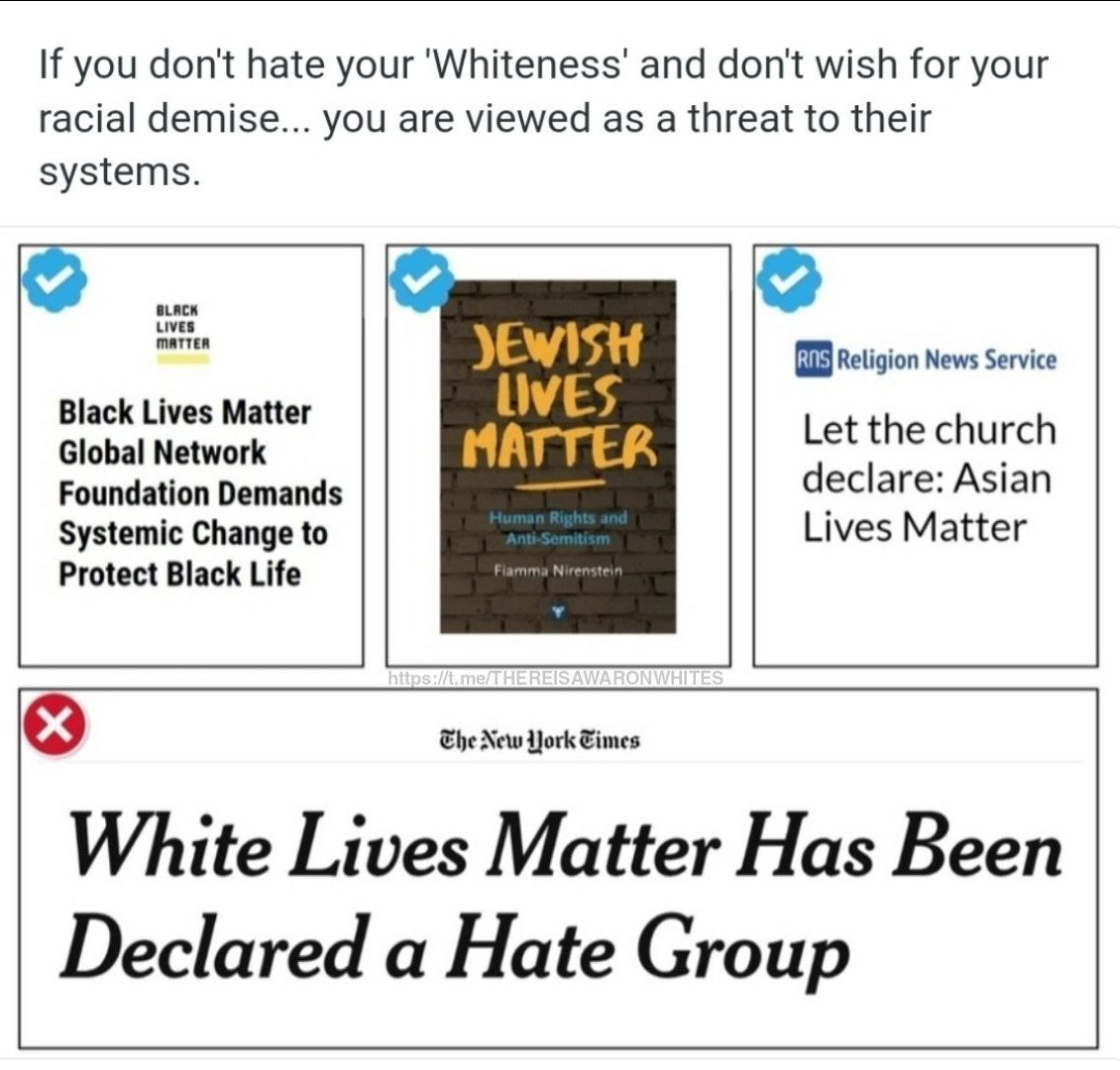 WLMInitiative's tweet image. They hate us and want us gone. It really is that simple.