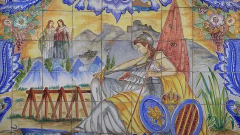 LlegendariVal's tweet image. A principis del segle tretze, la ciutat d'Oriola estava habitada pels musulmans. Compta la llegenda que Benzeddon, que era l’alcalde musulmà, vivia al castell d'Oriola amb la seua família i els seus fills, que eren molts.
La Armengola, que era coneguda així per ser la dóna de…