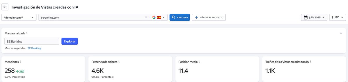 David Ayala (@soywebmaster) on Twitter photo 😍Gracias a <a href="/SERankingES/">SE Ranking en español</a> puedes medir los links que aparecen de tu web en las IA Overviews de Google
➡️Además de ver posición de los mismos, estimación de tráfico, etc 😍Gracias a <a href="/SERankingES/">SE Ranking en español</a> puedes medir los links que aparecen de tu web en las IA Overviews de Google
➡️Además de ver posición de los mismos, estimación de tráfico, etc