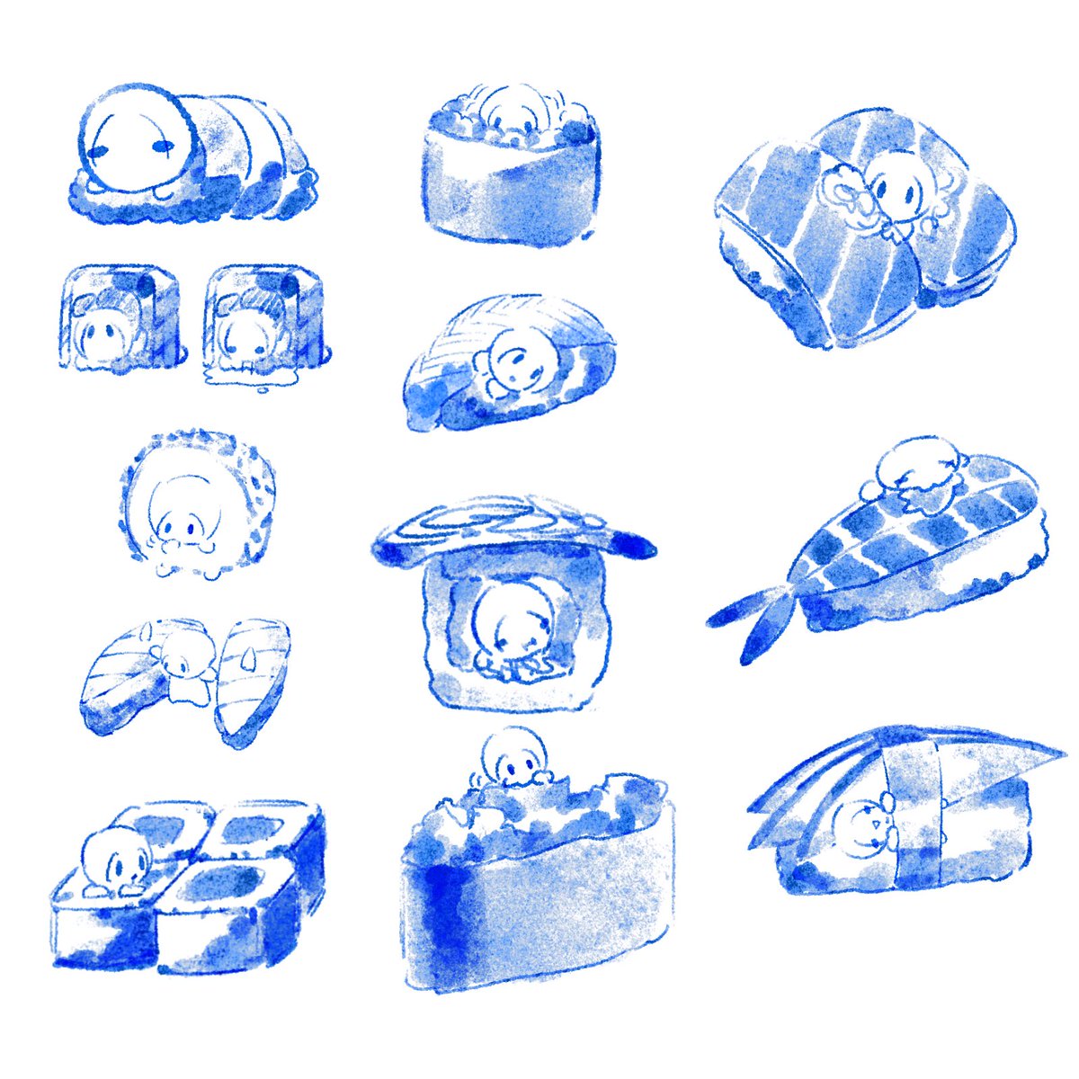 qlzkafig's tweet image. 🍣～
