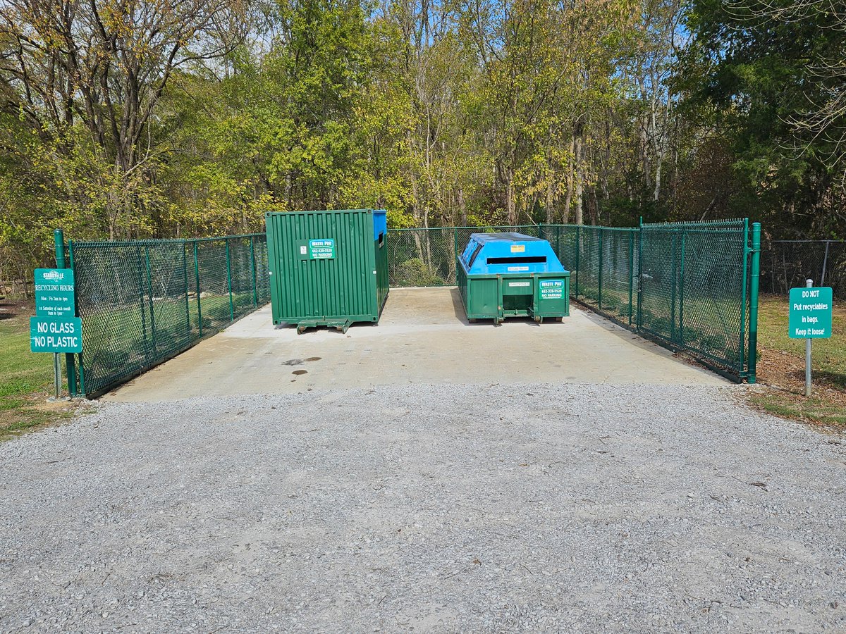 You can bring your #recycling to our recycling drop off center located at 506 Dr DL Conner Drive Mon-Fri from 7am-4pm and on the 1st Sat of the month from 9am-1pm. Accepting paper, cans &amp; cardboard only. The slots are labeled for easy separation so that you can just drop and go!