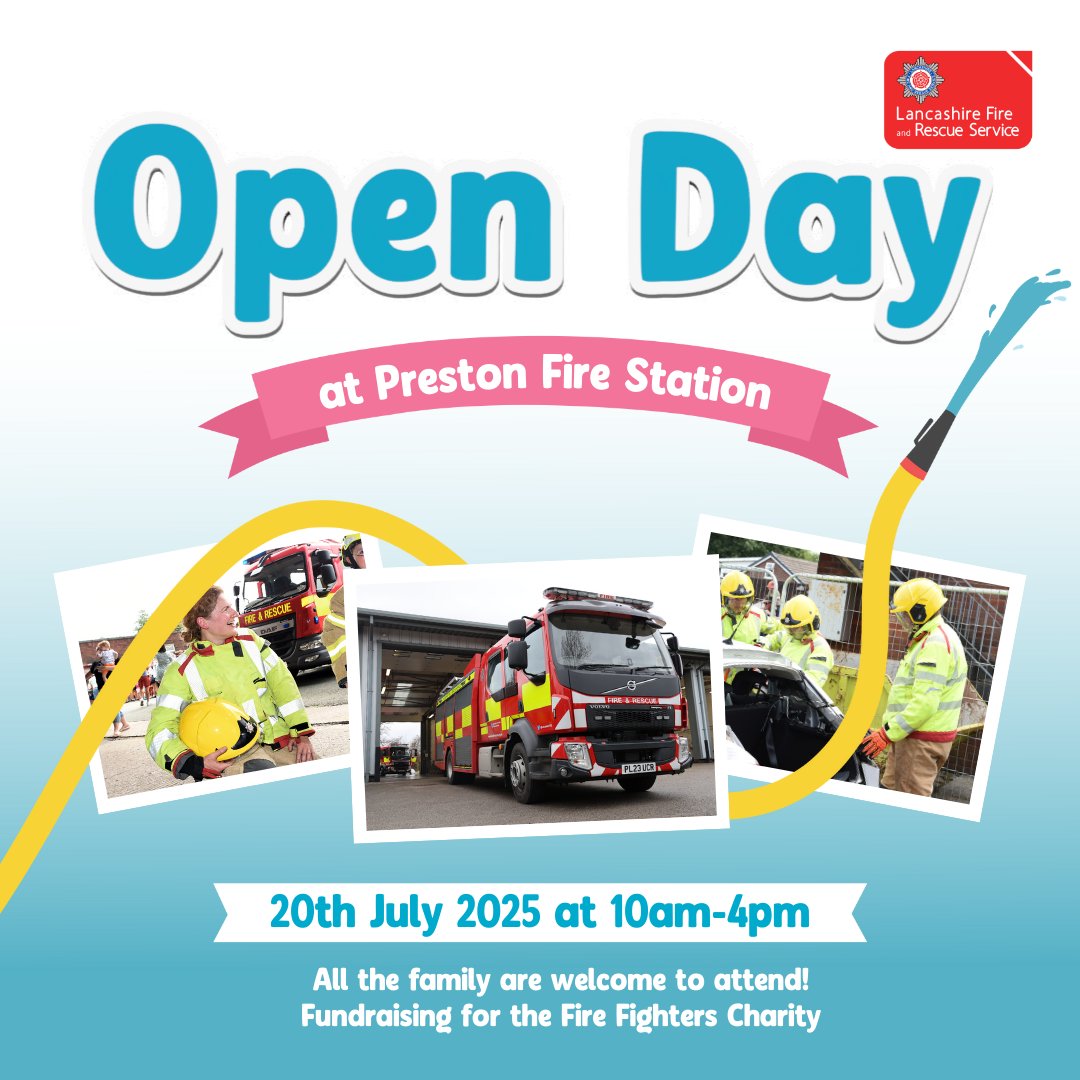 info_macmillan's tweet image. Our team will be supporting the Open day at Preston Fire Station this weekend.
Come along , say hello and join in the fun 🚒 @LancashireFRS