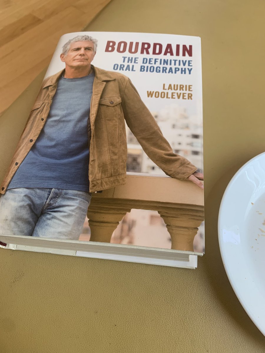 Current read: I think every foodie has a love for this guy in some way. I have one of his episodes on Spain saved on the PVR and still can’t quite bring myself to delete it.