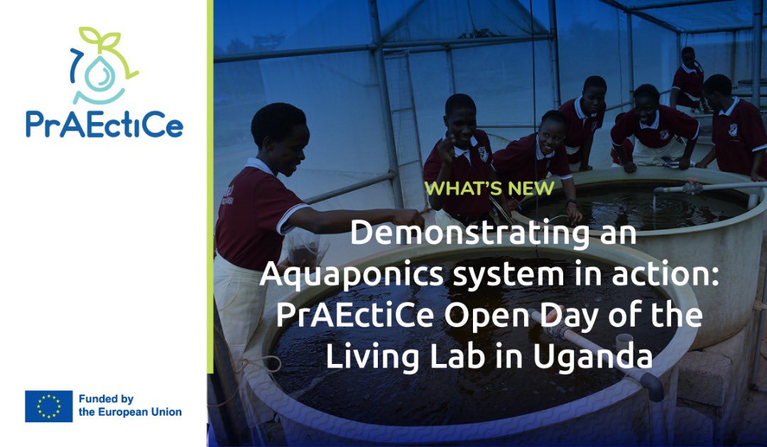 🌍 Your next read is here!

Catch all the activities at the third PrAEctiCe open day of the living lab at the National Agricultural Research Organisation - NARO Uganda

READ HERE: praectice.eu/demonstrating-… 

#agriculture #foodsystems #aquaponics