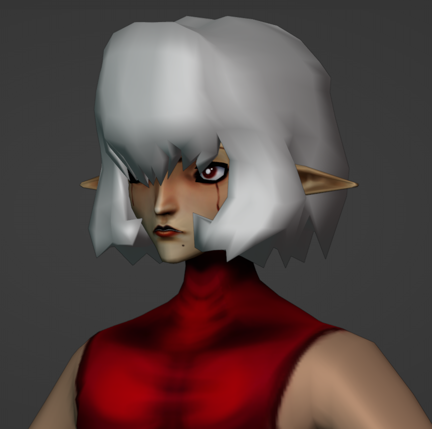 Buchaball's tweet image. Between doing work on commissions I am getting back to doing 3D work to gear up for the next semester of college. I love ps2 era so it is something I end up replicating. (two of my ocs)