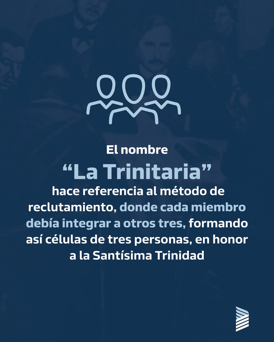 Recordamos hoy la fundación de La Trinitaria, la sociedad secreta liderada por Duarte, Sánchez, Mella y un valiente grupo de jóvenes. Un ejemplo de planificación y valentía que fundó las bases para alcanzar nuestra libertad. ¡Honor a nuestros padres de la patria! 🇩🇴 #DGAPP