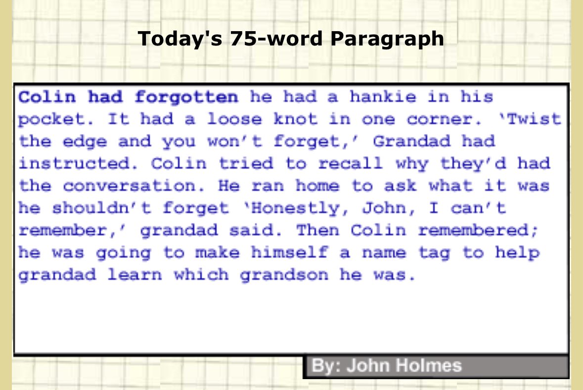 jwhxxx's tweet image. Delighted to feature on today’s @Paragraphplanet It a great site - have a look and have a go.