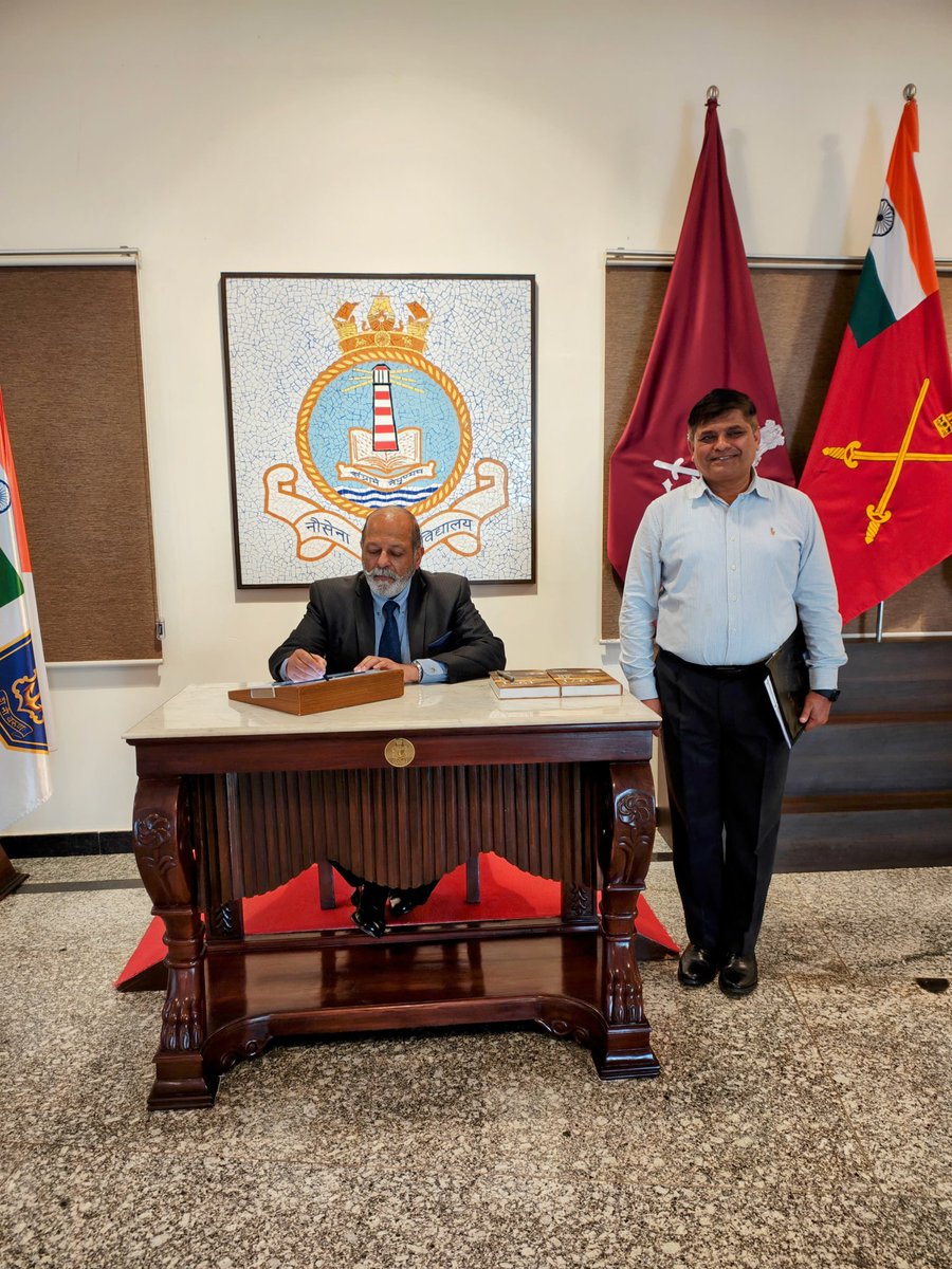 Sujan Chinoy (@sujanchinoy) on Twitter photo Delivered a lecture today to course participants of the NHCC-38 Higher Command Course at the Naval War College in Goa. More power to the <a href="/indiannavy/">SpokespersonNavy</a> - I wish them "Fair Winds and following seas, and many fathoms under the keel". Jai Hind! Delivered a lecture today to course participants of the NHCC-38 Higher Command Course at the Naval War College in Goa. More power to the <a href="/indiannavy/">SpokespersonNavy</a> - I wish them "Fair Winds and following seas, and many fathoms under the keel". Jai Hind!