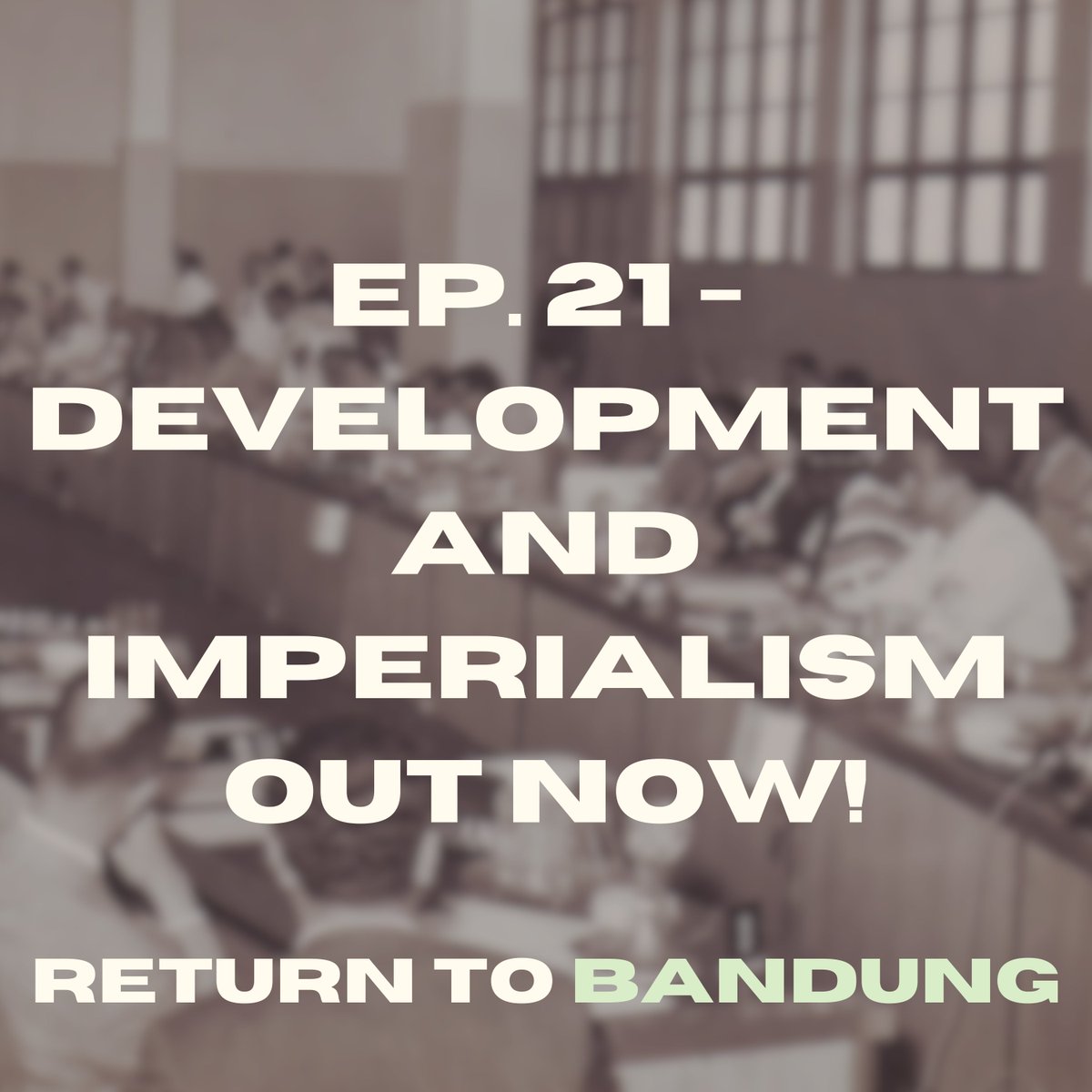 ReturnToBandung's tweet image. 🚨🚨RETURN TO BANDUNG EP. 21 OUT NOW🚨🚨
In this episode, I'm joined by critical developmental economist @Jayati1609 to discuss the complex and multifaceted relationship between imperialism and international development.
Listen now:
open.spotify.com/episode/6y7q0o…