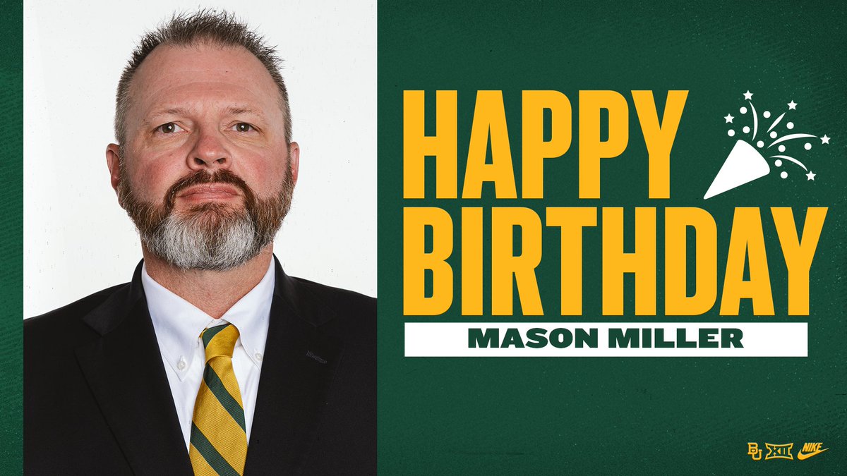 Happy Birthday, <a href="/CoachMiller_/">Mason Miller</a>!

#SicEm