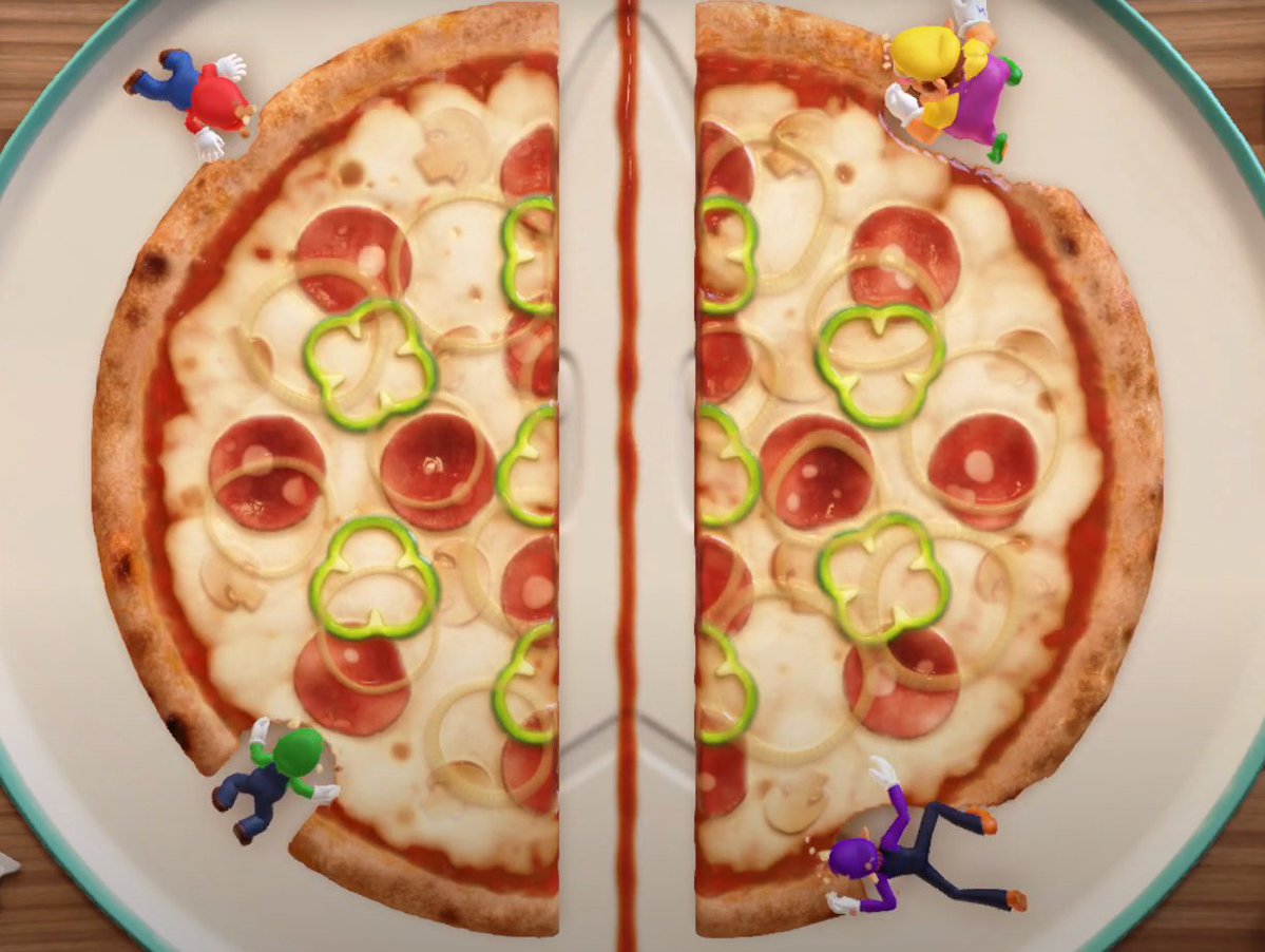 DominosGaming's tweet image. Si siempre ganabas a este minijuego en el Mario Party Superstars, definitivamente te mereces una pizza hoy 🍕