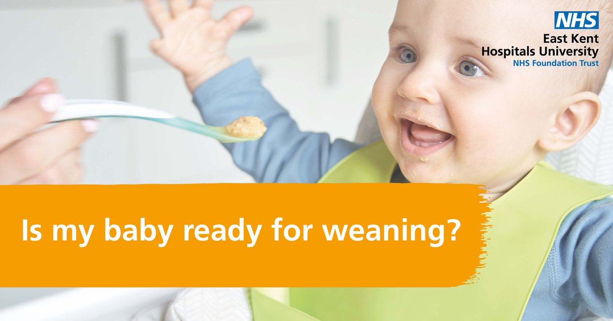 This week's FAQ Friday question is, 'Is my baby ready for weaning?'

Here are some helpful links to follow when starting your weaning journey:
nhs.uk/start-for-life…

nhs.uk/baby/weaning-a…