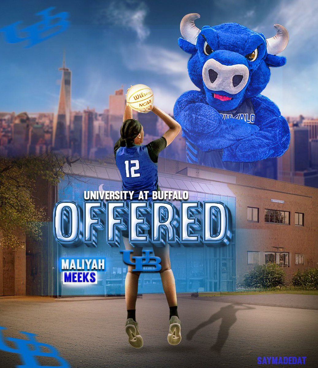 meeks_maliyah's tweet image. Blessed to receive a D1 offer from University at Bufallo. Thank you Coach @KSharkey25