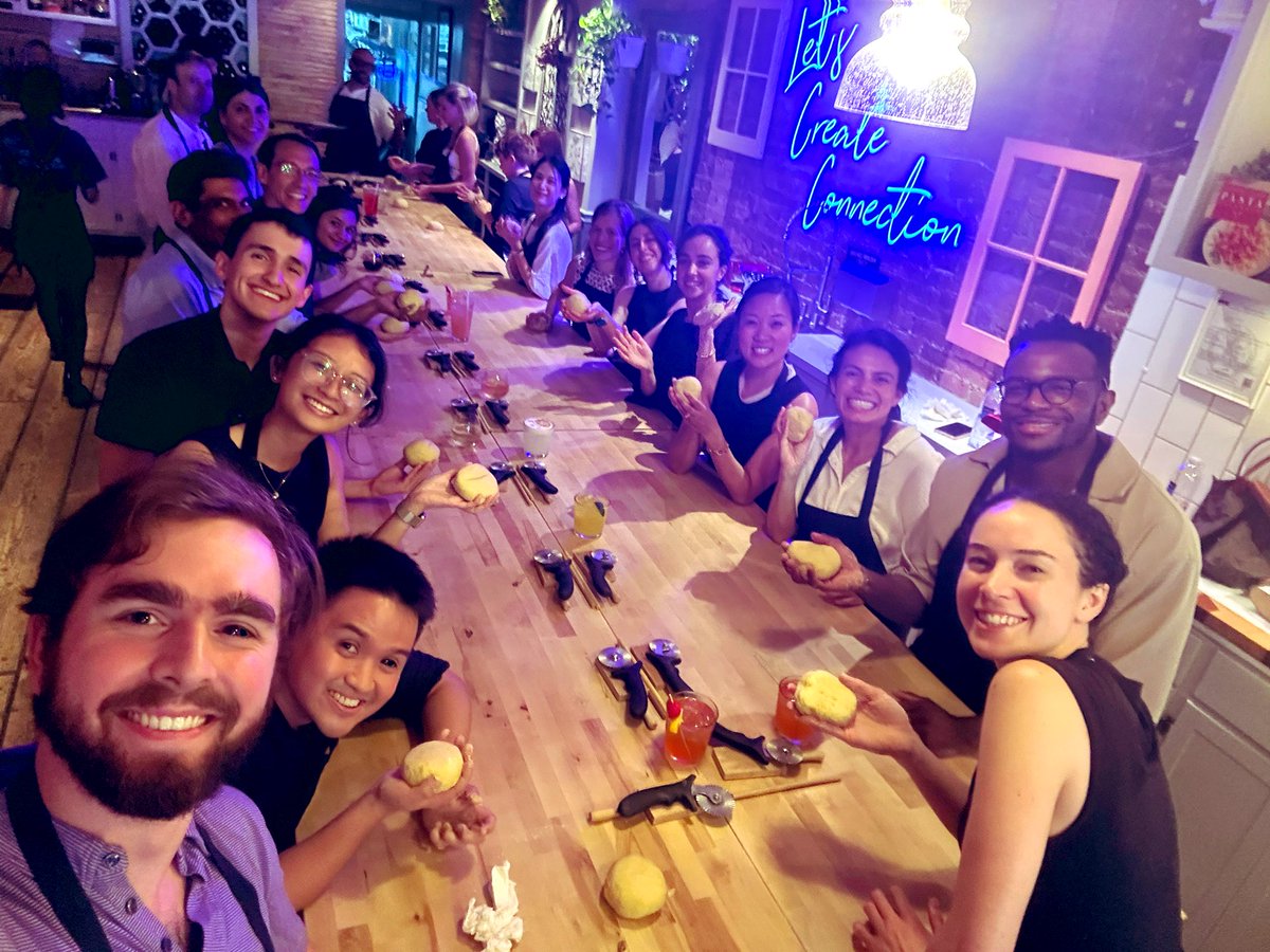 We had a great time at <a href="/AuntJakesNYC/">Aunt Jake's NYC</a> making pasta with our  oncology summer internship students! 
<a href="/ASCO/">ASCO</a>