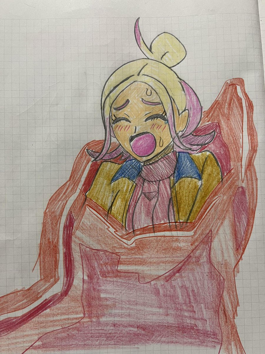 新規イラスト〜
葉白球に襲われるタウニー！
正面から抱きつかれるように襲われてる感じ。
ひっさしぶりに葉白球シチュ描いた笑笑
メタグラの触手と比べて透けたりしないから描きやすいと思った笑笑
簡単めに描いたからタウニーもいい感じに描けた