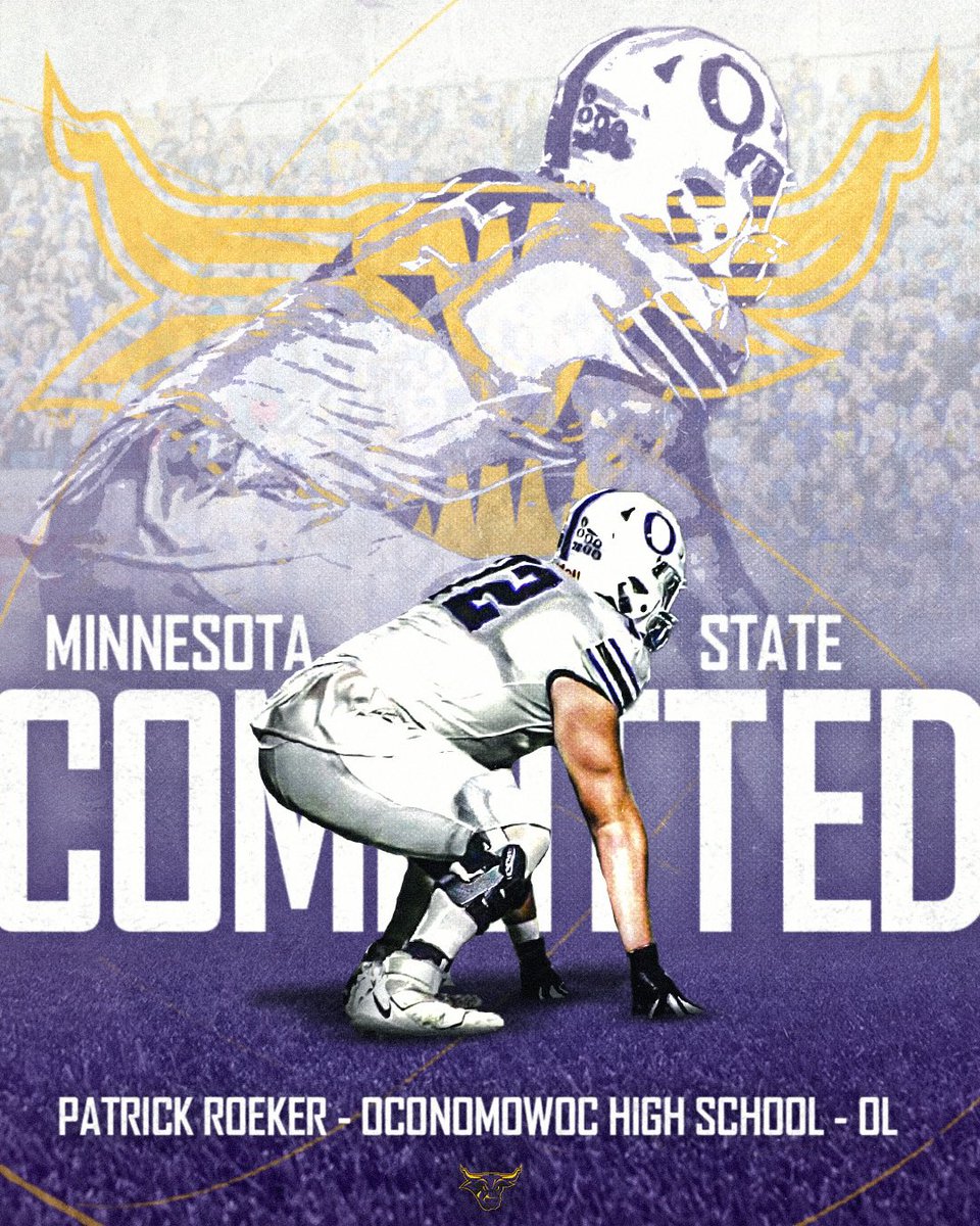 Patrick_Roeker's tweet image. 100% Committed!!

#RollMavs 🤘🏻💛💜

@MinnStFootball @CoachHenning75 @CoachSchlichte @HoffnerTodd  
@CoachIsaiahR @CoachCollicott @raccoonfootball @CoachFiacco @PrepRedzoneWI @MJ_NFLDraft @NWahlScouting @OJW_Scouting @OLMafia @247Sports @PrepRedzoneMN @WiOLGems @Rivals…