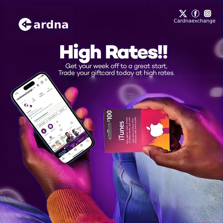 cardnaexchange's tweet photo. The highest rate you can get is the only thing we offer #cardnaexchange #CardToCash #WednesdayVibes #helevier https://t.co/0IB9kZMVAe